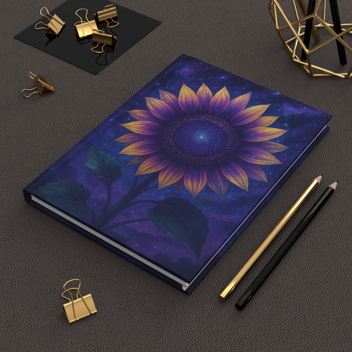 Nebula Bloom Hardcover Journal, Ruled Line