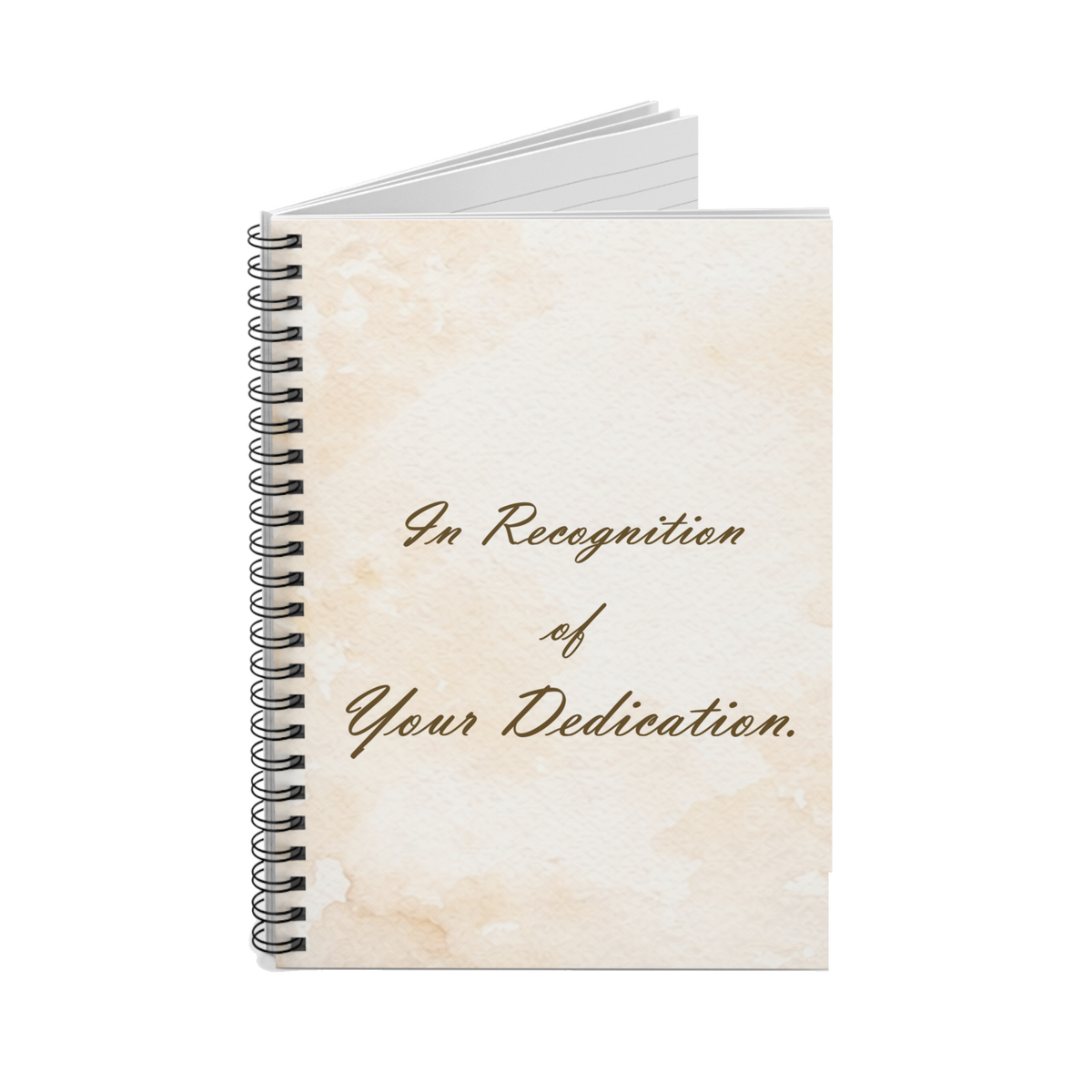 In Recognition — Spiral Notebook
