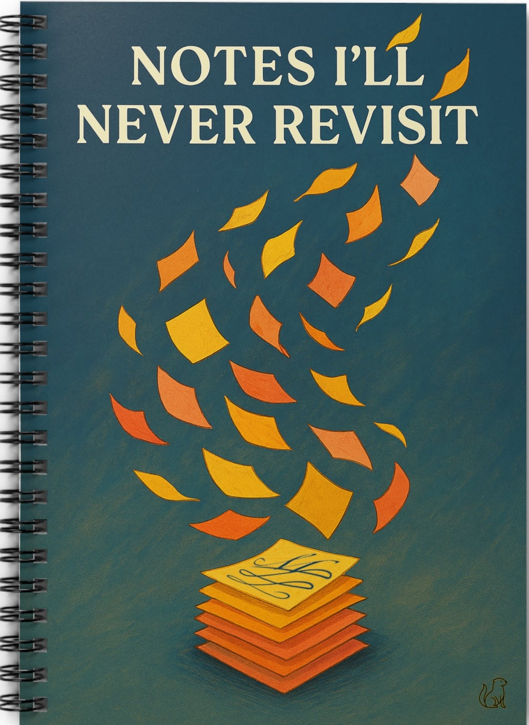 Notes I’ll Never Revisit Spiral Notebook, Ruled Line