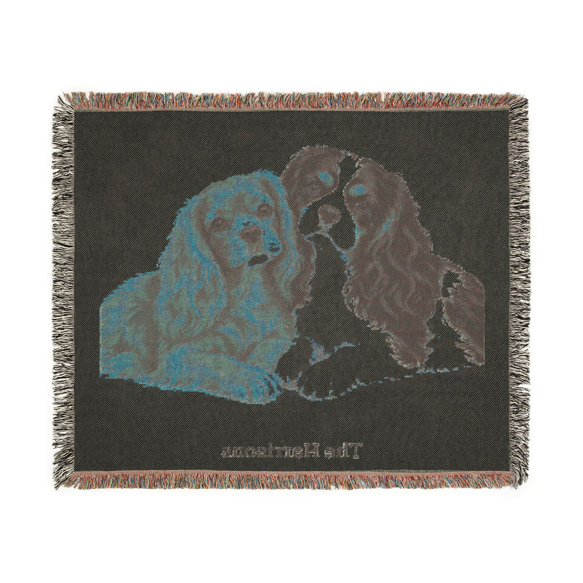 Personalized Cavalier King Charles Spaniel Woven Blanket – Better Together