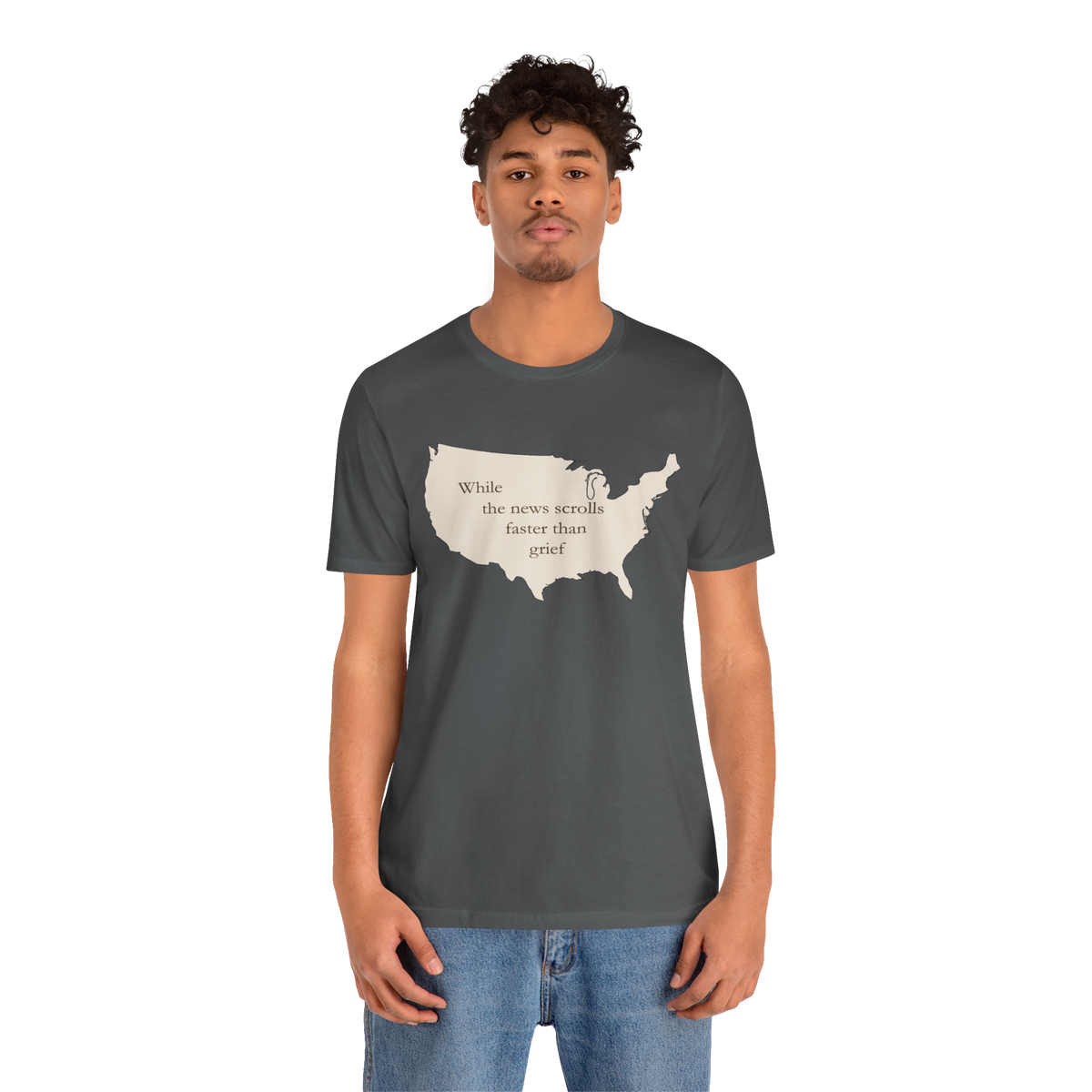 Witness: While News Scrolls — Unisex T-Shirt