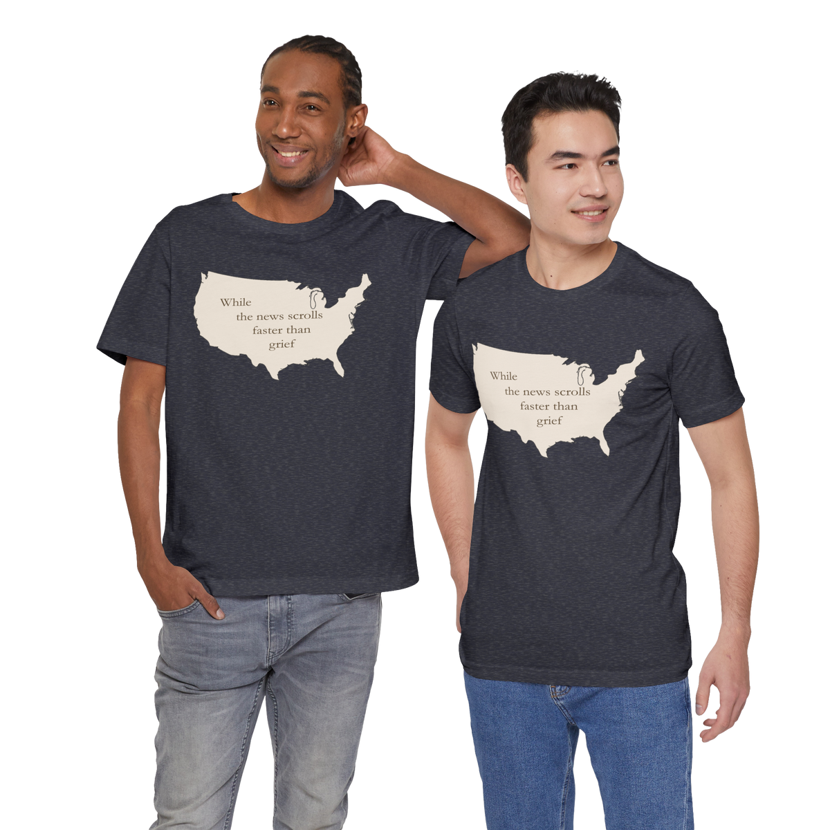 Witness: While News Scrolls — Unisex T-Shirt