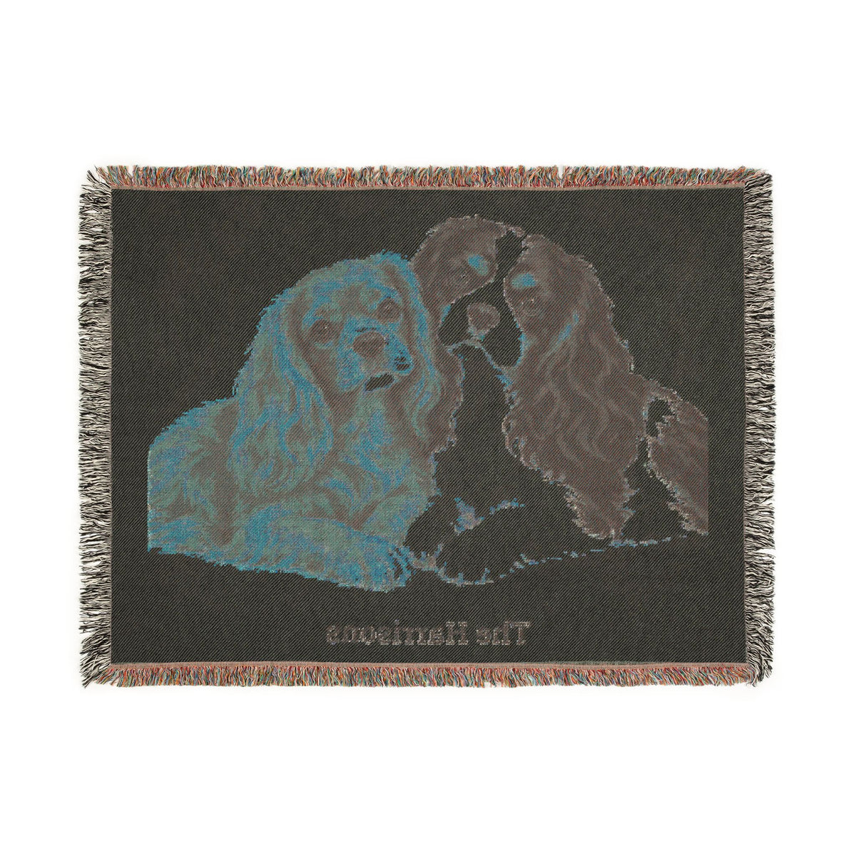 Personalized Cavalier King Charles Spaniel Woven Blanket – Better Together